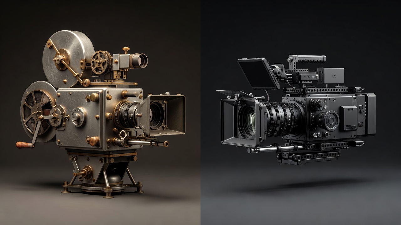 Cinema Camera Vintage & Modern